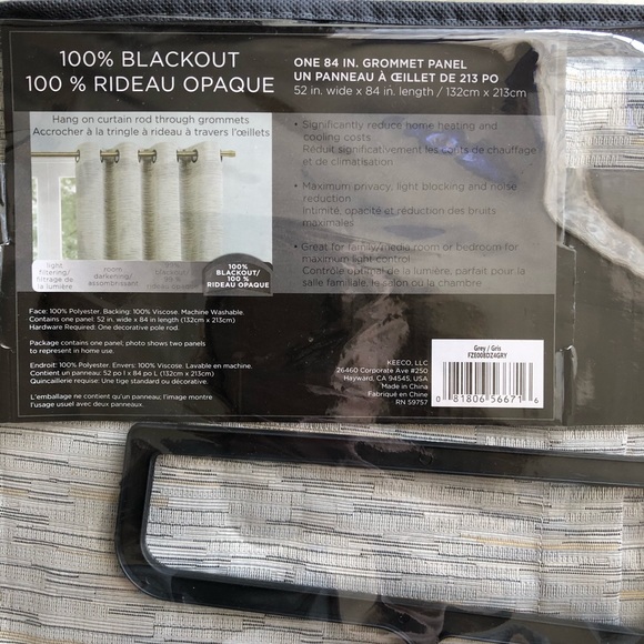 New ECLIPSE 100% blackout curtain - Picture 3 of 3